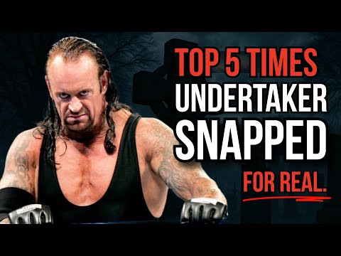 When The Undertaker Lost It — 5 Real Moments WWE Couldn’t Control