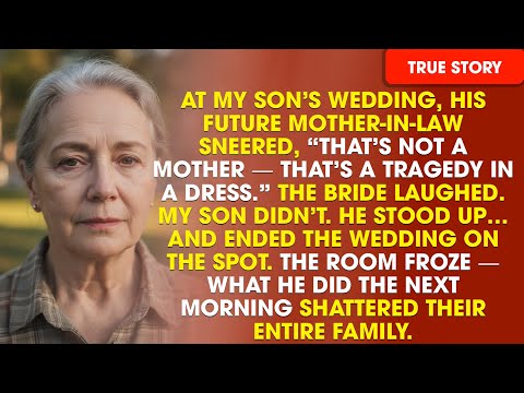 At My Son’s Wedding, His Bride’s Mother Pointed At Me And Snapped: “That’s Not A Father — That’s A…”