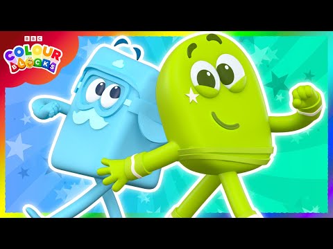 Fun with Farm Animals & Rainbow Colours! | Colourblocks Harvest Festival | Kids Learn Colors