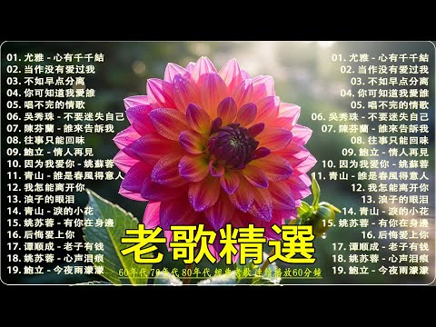 經典老歌500首 🎶 60年代 70年代 80年代 經典老歌 連續播放60分鐘!🎧群星 里 一人一首成名曲 : 尤雅, 青山, 鄧麗君, 鲍立, 姚蘇蓉, 劉家昌, 陳芬蘭, 杨小萍, 凤飞飞
