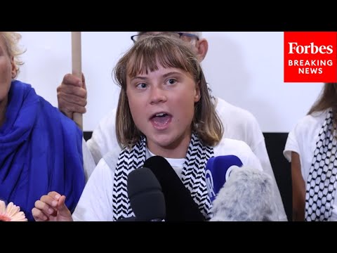 Greta Thunberg Speaks To Reporters After Being Released From Israeli Prison