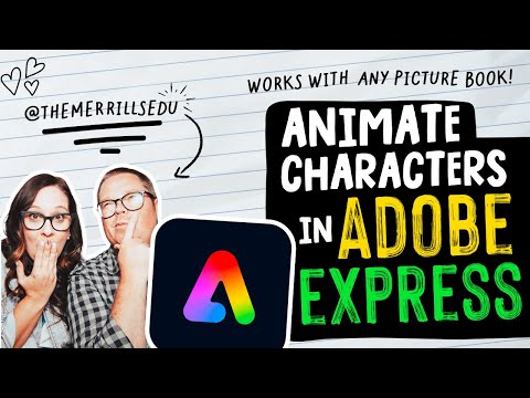 How to Animate Picture Book Characters in Adobe Express