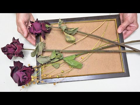 I took wilted roses and a photo frame, and the result is simply phenomenal! Watch until the end and