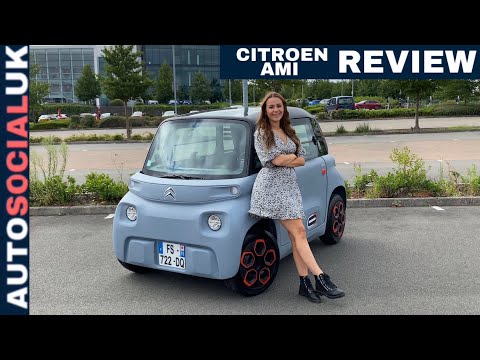 Citroen AMI Review - €6,000 A car you can drive without a license? Drive thru UK 4K