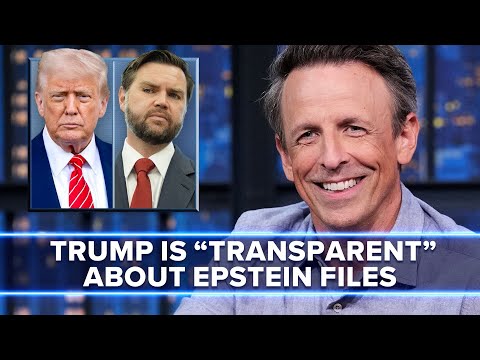 JD Vance Says Trump Has Been "Transparent" About Epstein Files