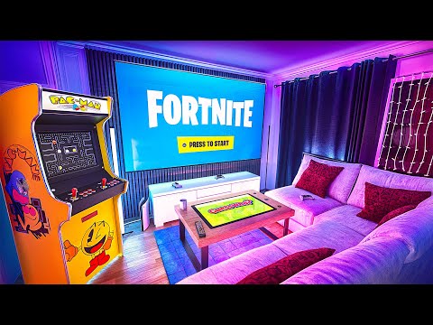 I Built My Dad His Dream $20,000 Gaming Room!