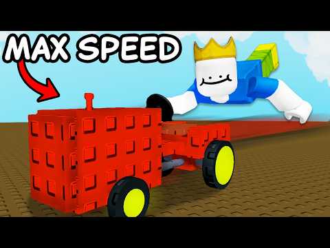 building the FASTEST Tractor in Roblox build a tractor...
