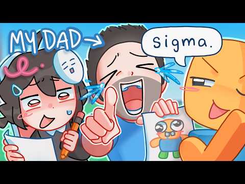 If You Make My Dad Laugh, We'll Draw You