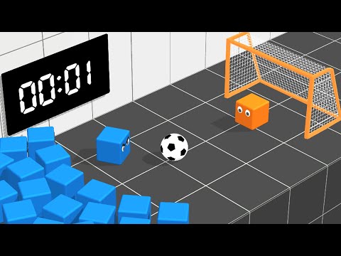 AI Learns to Play Soccer (and breaks physics)