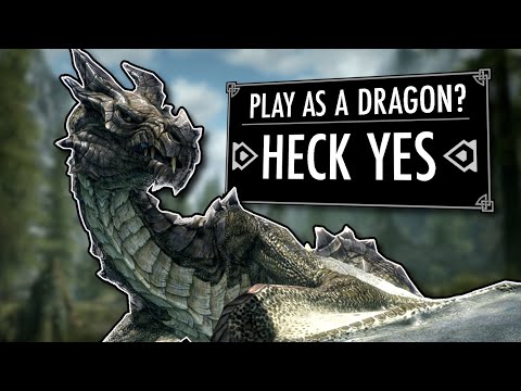 Skyrim But I Slowly Become a DRAGON