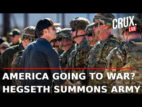 LIVE | Pentagon Chief Pete Hegseth Calls Urgent Meeting With Hundreds Of Generals, Admirals | Trump