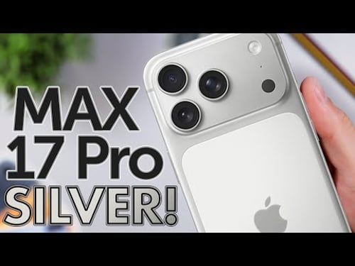 It Surprised Me! Silver iPhone 17 Pro Unboxing & Impressions!