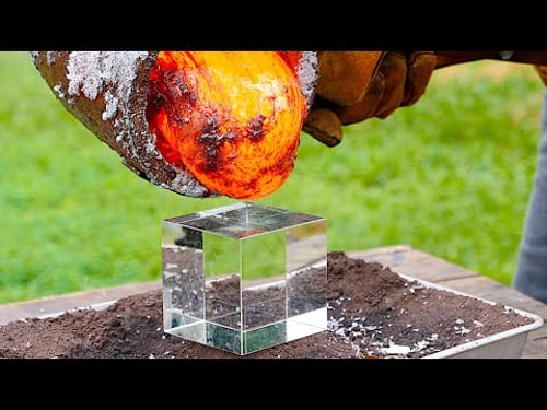 Molten Aluminum vs. 𝘛 𝘏 𝘌 𝘊 𝘜 𝘉 𝘌
