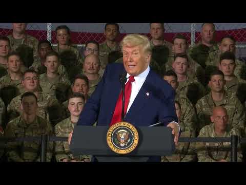 Donald Trump's full speech to troops at Selfridge Air National Guard base for new fighter mission