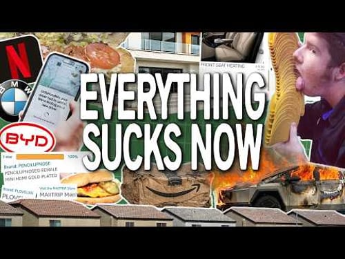The Eshitification of Fast Food, Cars, Housing And Modern Life