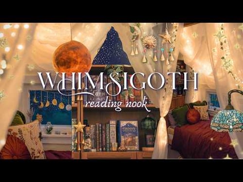 Magical Reading Nook Makeover ✨ Cozy Whimsigoth & Practical Magic Inspired Room Makeover