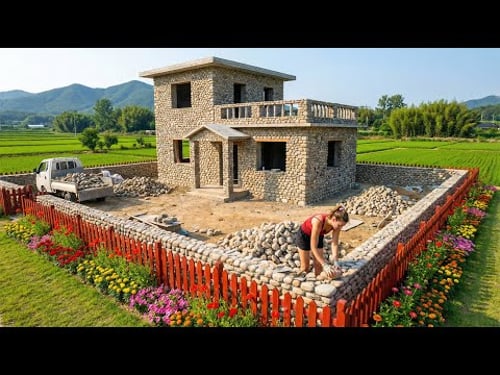 Talented Young Woman Builds Her Dream Home Using Only Stone and Nature | by @ThoaBushcraft97