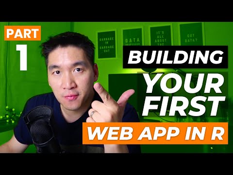 Web Apps in R: Building your First Web Application in R | Shiny Tutorial Ep 1