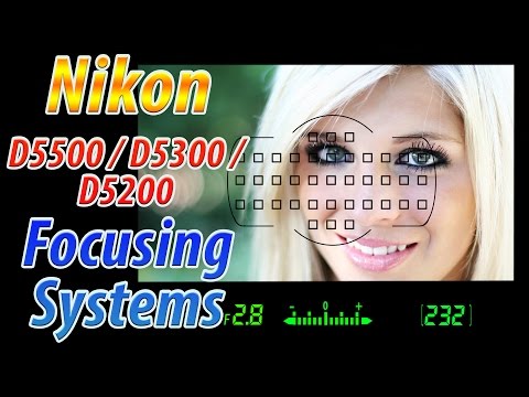 Nikon D5500 / D5300 / D5200 Focus Square Tutorial | How to Focus Training Video