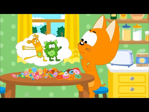 Зубы и Микробы - песенка от Котэ и Синего трактора - песенки для детей - учим цвета