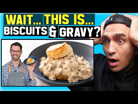 New Zealander Reacts | WHAT ARE BISCUITS AND GRAVY?
