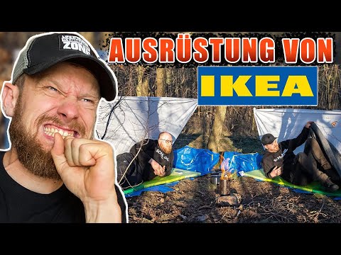 DAS WIRD KALT! OVERNIGHTER mit billiger IKEA-AUSRÜSTUNG | Fritz Meinecke reagiert auf Naturensöhne