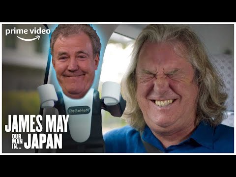 Jeremy Clarkson als James May's Robot Tour Guide | The Grand Tour | Prime Video NL
