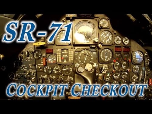 SR-71 Cockpit Checkout