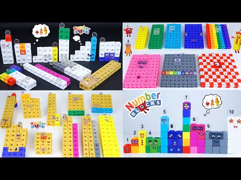 Let's Build Numberblocks Complete Mathlink Cubes 1 to 100 Compilation | Learn Colors and Counting