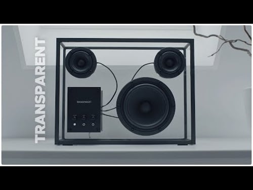 How does that sound? Loudspeakers made of glass | Transparent speakers