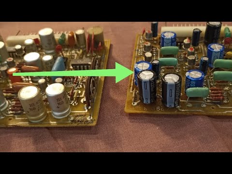 "Электролиты" (конденсаторы) меняем варварским способом 🤓