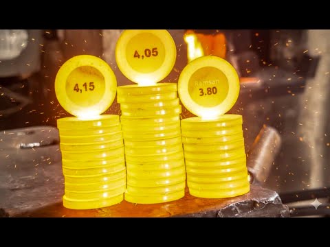 🔥 Damascus Steel. Mini Sword from the Car Engine Valves. Forged in Fire.