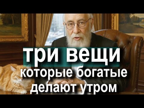Три вещи, которые богатые делают утром, а бедные — никогда