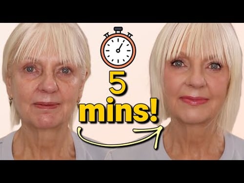 Easy 5 Minute Makeup On Mature Skin