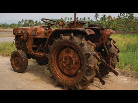 Transform Kubota Scrap Tractors Into Brand New Machines By a Professional Mechanic//Full Restoration