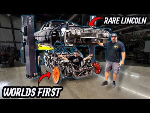 My Dad and I Unveil the World’s FIRST Widebody Lincoln Racing Chassis!