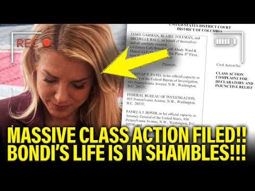 FBI Gets REVENGE ON BONDI with MASSIVE CLASS ACTION!!!