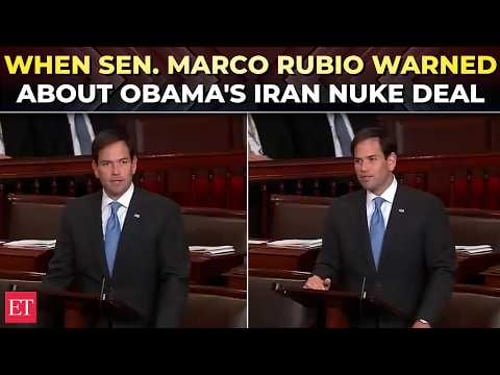 'I want this recorded for history': Marco Rubio’s 2015 Iran warning resurfaces and looks spot on