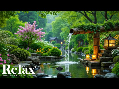 Relaxing Music + Peaceful Water Sounds 🌿 Insomnia Relief, Calm Anxiety & Deep Relaxation