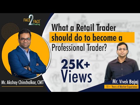 What a Retail Trader should do to become a Professional Trader? #Face2Face with Akshay Chinchalkar
