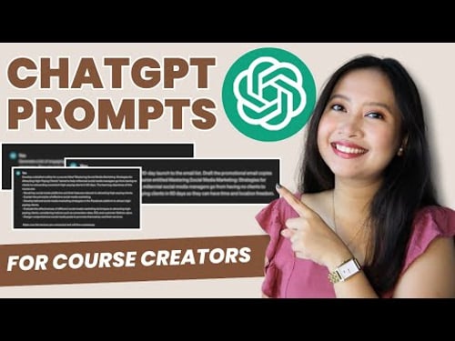Create An Online Course That Sells Using ChatGPT