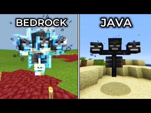 20 Java vs Bedrock Differences