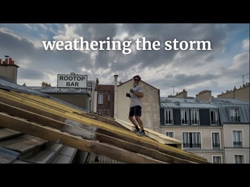 Rain Bursts Through our Roofless Manor! Will We Get it Waterproof in Time?