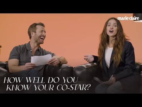 âHit Manâ Stars Glen Powell & Adria Arjona Play âHow Well Do You Know Your Co-Star?â