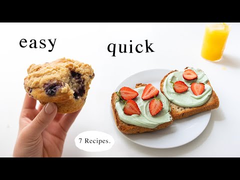 A Week of Realistic Breakfast Ideas (quick, easy & good for me)