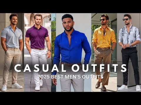 Latest Casual Outfits For Men 2025 | Men's Fashion Ideas | Summer Outfit Ideas For Men
