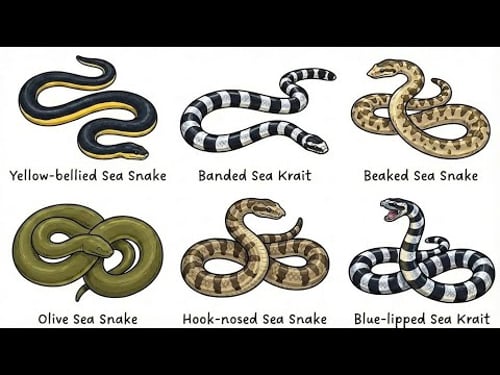 Every Sea Snake Explained in 13 Minutes