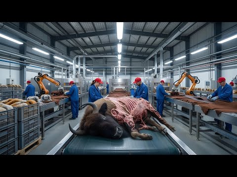 Inside a Modern Gaur Leather Factory: From Raw Hide to Leather Belt (Full Process)