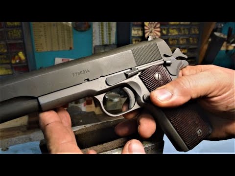 Colt 1911 Parkerize and Restore: Anvil 0107