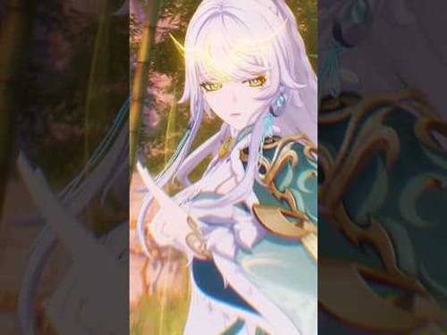 The White Horse Adeptus from Liyue's legends #GenshinImpact #Zibai